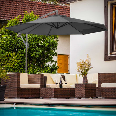 Bryshon 300cm Cantilever Parasol
