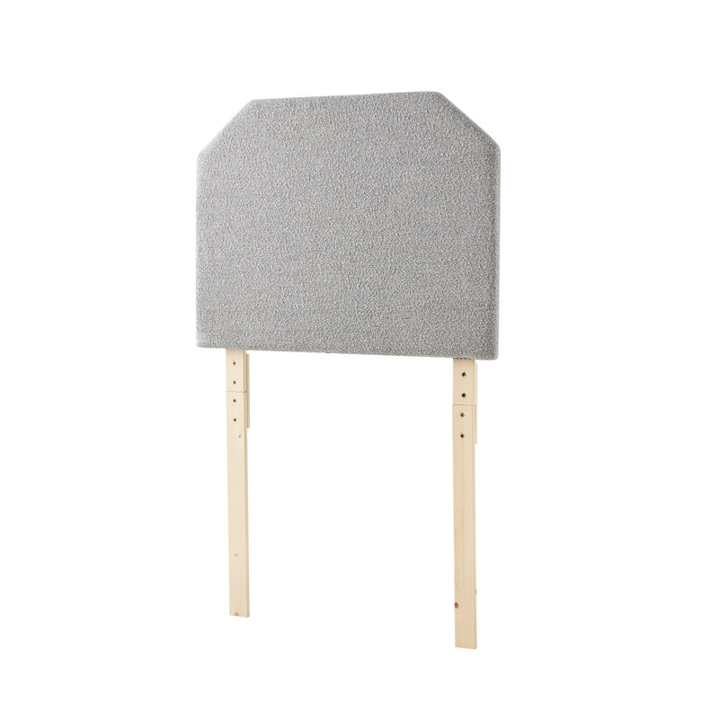 Tavira Allure Upholstered Boucle Headboard Twin XL, Gray