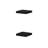 Colesen Modern Black Wall Shelf, 9.1 x 1.4 x 9.1 inches | 100% Melamine Coated Particle Board, Thickness: 0.7 inches | Stylish Solid Color Design for Home or Office, Durable and Functional Storage Solution-102349896