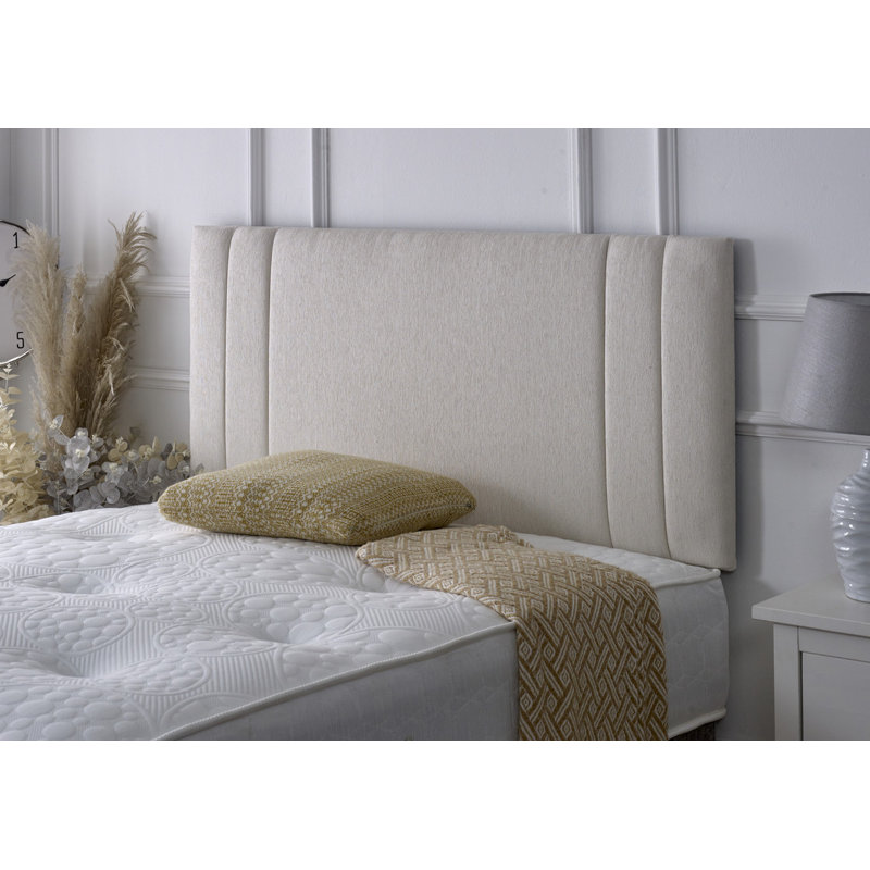 Upholstered Headboard, Stone, Double (4'6)