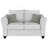 Sand Track Arm Loveseat