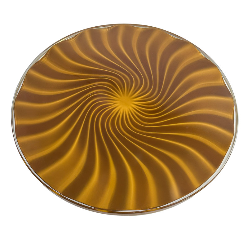 Round Coffee Table, 18" H x 35.4" W x 35.4" D