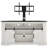 63"W  Corner TV Stand With Mount For 70" TV-1308659786
