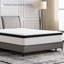 Grand matelas à ressorts ensachés de 12 po, mi-ferme avec mousse viscoélastique imprégnée de gel, support pour la colonne vertébrale et isolement par mouvement. | Idée de cadeau-1582664353