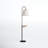 Varuna 65'' Natural/Antique Brass/Black Tray Table Floor Lamp with USB