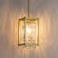 Luminaire suspendu en cristal 1 lumière Jennesa-522022485