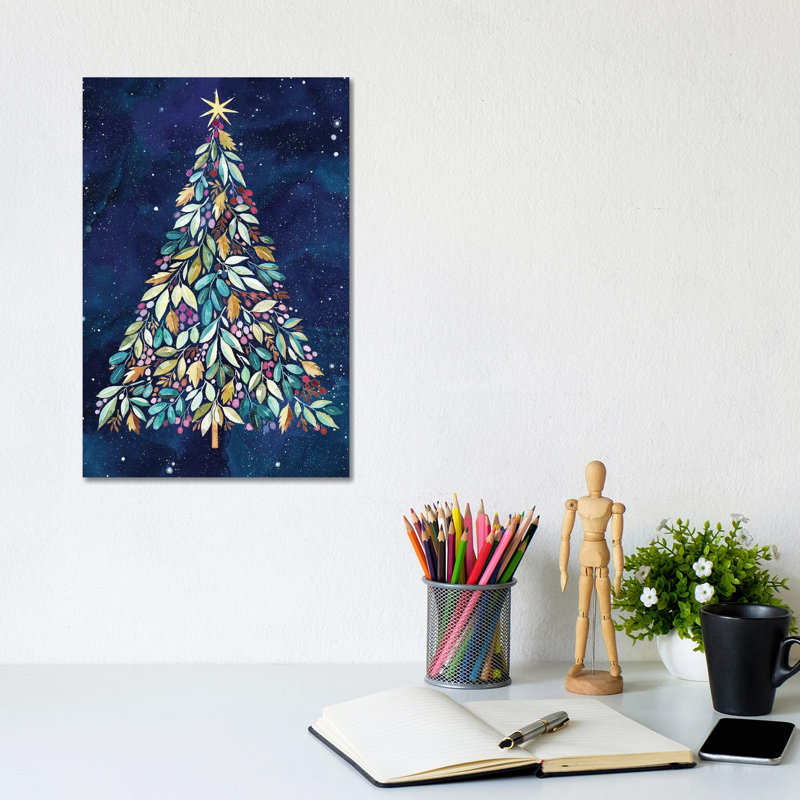 Starry Holiday - reproduction d'art murale - toile tendue