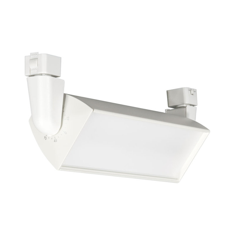 Adjustable Track Head, 5" H x 15" W x 4" D, White