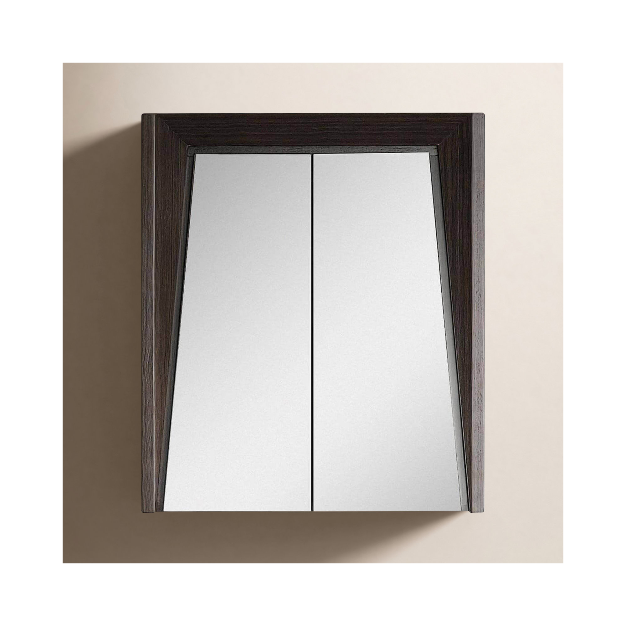 Heyer Surface Medicine Cabinet, Ebony Wave, 27.13" H x 23.63" W x 6" D