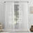 Holtz Linen Burlap Weave Linen Blend Sheer Tab Top Curtain Panel-1037550217-1037550216