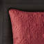 Queen Size Red Reversible Bedding - Quilting Beauty Pre-washed Cotton Filling Comfort Oversized For Ideal Coverage 2 Shams Included Machine Washable Bed Charm Peace Drape