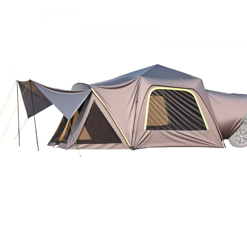 Tente de camping avec auvent imperméable pour 5 à 8 personnes