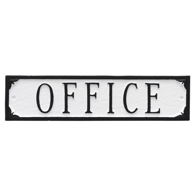 Office Statement Garden Plaque
