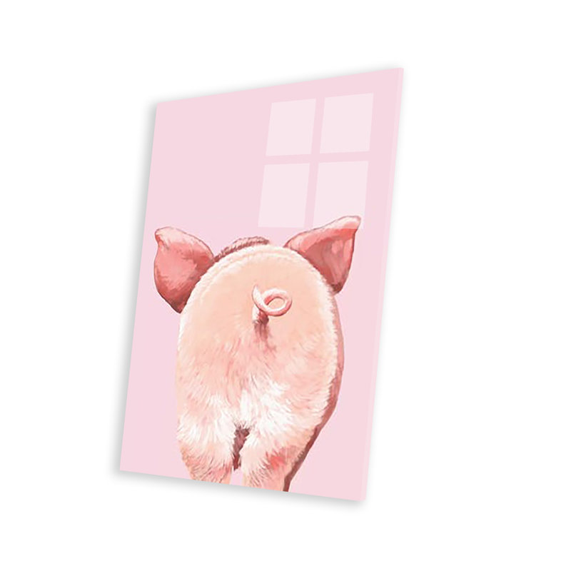 Cochon par Big Nose Work - impression non encadrée, H 24 po x l 16 po x P 0,25 po