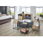Eburnean Side Table with Storage