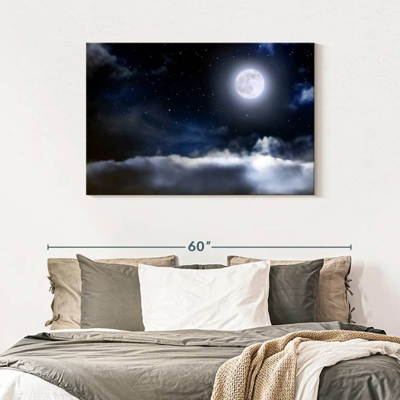 Oberle Glowing Moon, 30" H x 45" W