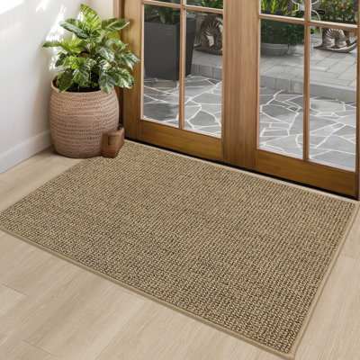 Tapis de porte de qualité supérieure, tapis d'entrée lavable antidérapant, tapis de bienvenue résistant à la saleté et absorbant