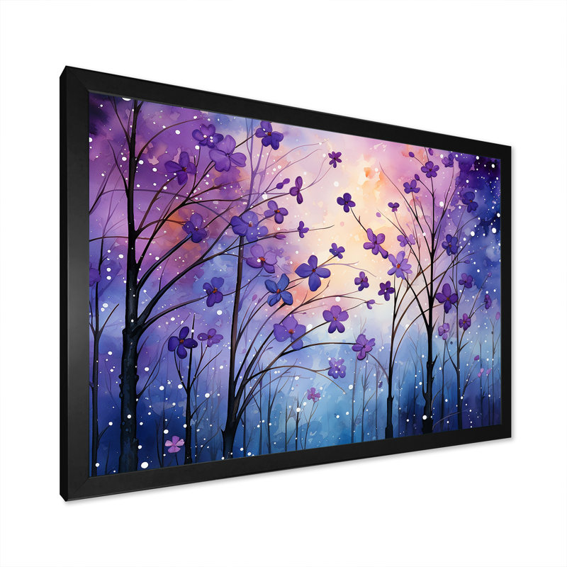 «Sureal Enchantment» sur impression sur toile, Cadre simple noir, H 30 po x l 40 po x P 1,5 po