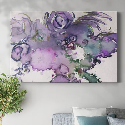 Toile tendue lavande florale Splendor II-Gallery