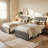 Lashawnda Modern Style Fabric Upholstered Bed Twin Size Platform Bed With Storage Drawer-864889236