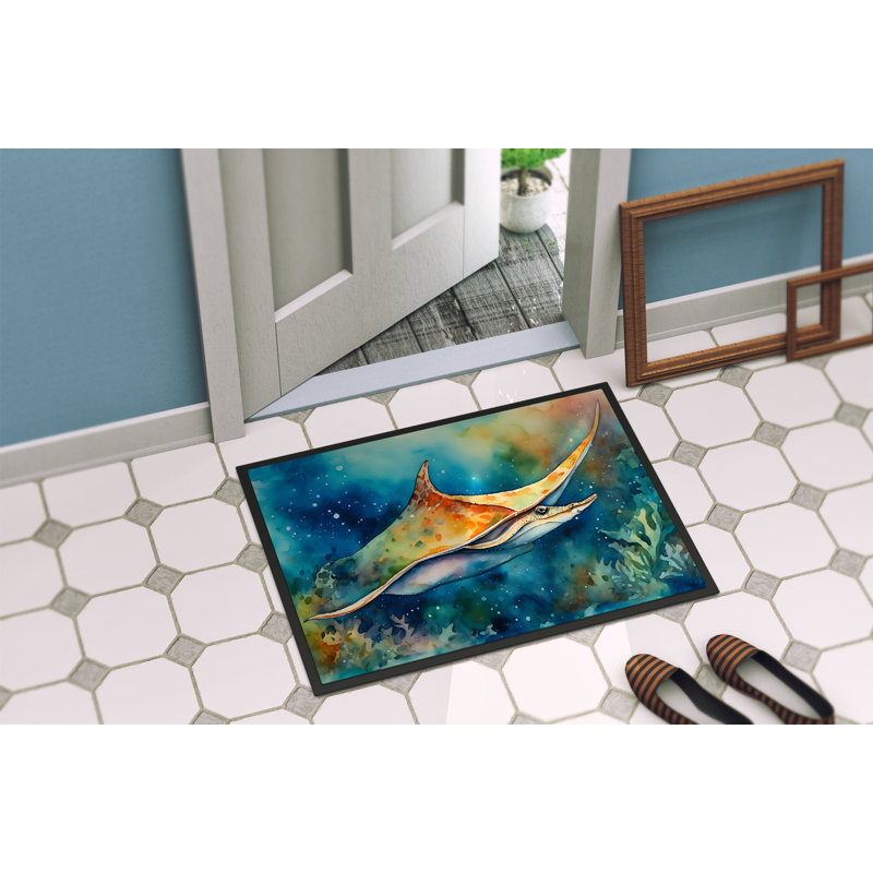 Sting Ray Doormat, L 18 po x L 27 po