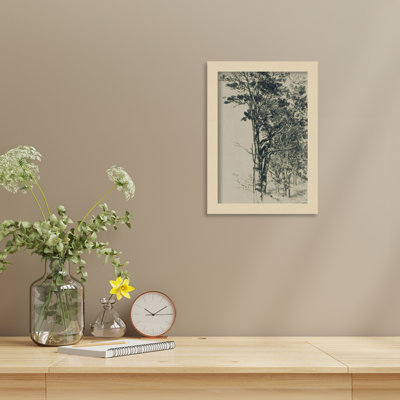Francis Seymour Haden's Firs (A Study) 1868 - reproduction d'un seul cadre