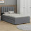 Lit plateforme tapissier avec lit gigogne-1002551997
