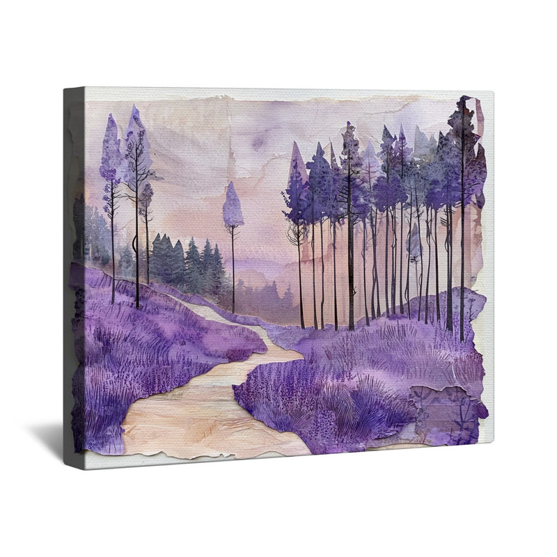 Toile tendue Lavender Forest, 20 x 24 inches