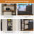 Twin Size Loft Bed With 6 Storage Drawers,coat Rack And Open Shelves,twin Loft Bed With Desk,charging Station And Led Lights,metal Loft Beds With Large Pegboard,safety Guardrail And Ladder,black-777974706