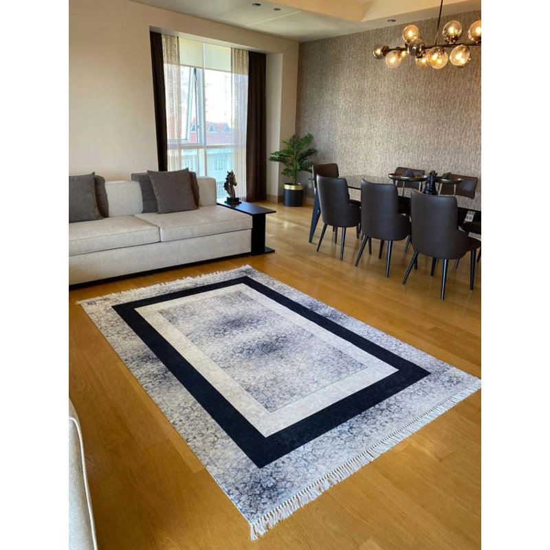 Lao Performance Washable Striped Indoor / Outdoor Rug, Rectangle 2'7" x 3'3"