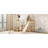 Twin Size Wooden Loft Bed House-Shaped Frame With A Tent-132727256