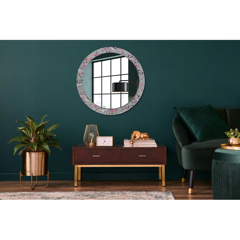 Huldar Glass Flat Wall Mirror