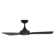 Mykonos 52" 3 - Blade Outdoor/Indoor Smart Ceiling Fan with Remote Control and LED Light Kit Included, Works With Alexa and iOS or Android App