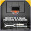 Panier de basket mural avec panneau incassable 45 po x 29 po, rebord durable et filet résistant aux intempéries pour une utilisation intérieure et extérieure