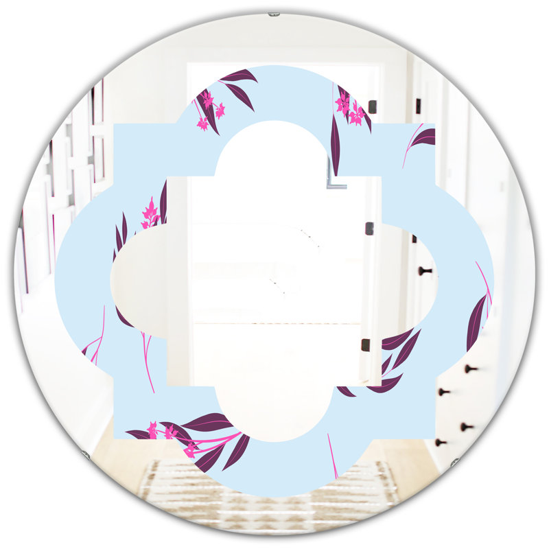 Miroir mural Quatrefoil, H 23,6 po x l 23,6 po