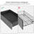 Upholstered Bed Frame With 4 Drawers,Diamond Tufted Bed Frame With Charging Station-566097007-566096994