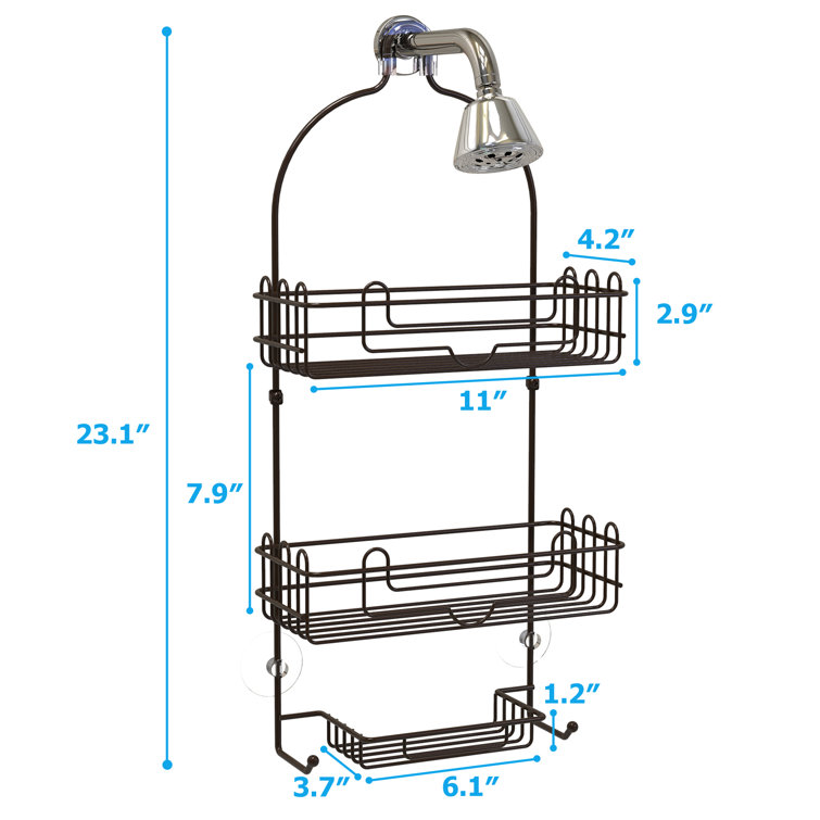 Rebrilliant Laniaya Stainless Steel Shower Shelf