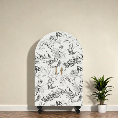 Garde-robe d'art français rétro pour chambre à coucher