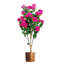 Faux Flowering Tree in Metal Planter-65743085