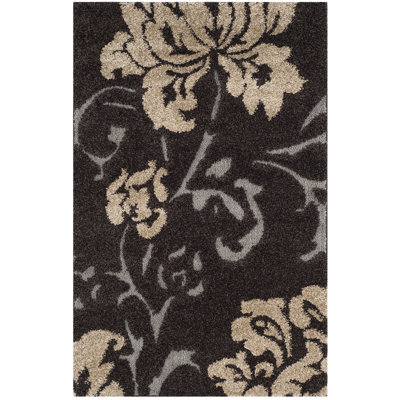 Chanhassen Shag Performance Floral Rug