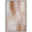 "Abstract Abstract Strokes Gray Grey Brown White Pastel Watercolors", reproduction d'art sur toile-94585987-94585988