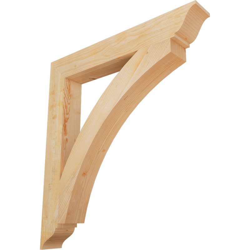 Support traditionnel Thorton, H 46 po x l 6 po x P 46 po, Sapin de Douglas