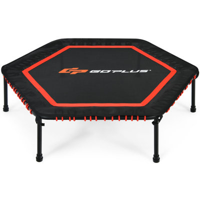 Costway 3.3cm Hexagon Fitness Trampoline