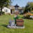 Lying Cat Solar Planter Garden Decor