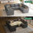 Niyona U-Shaped Modular Sofa Bed Convertible Sleeper Sectional-98143849