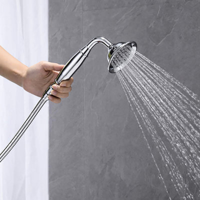 Freestanding Tub Filler With Handheld Shower, Floor Mount, 2.5 Gpm Hand Shower Flow For Water Saving Mounted In , Material, A Safe And Hygienic Bath