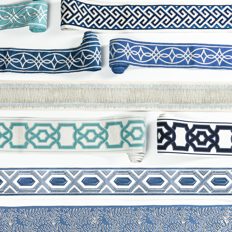 Treillis Passementerie II Anaelle Trim, Blue