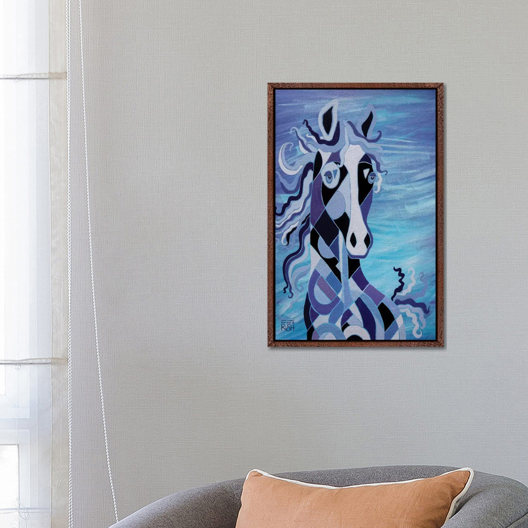 Tao Of Curiosity In Lavender von Barbara Rush - Galerie Giclée auf Leinwand