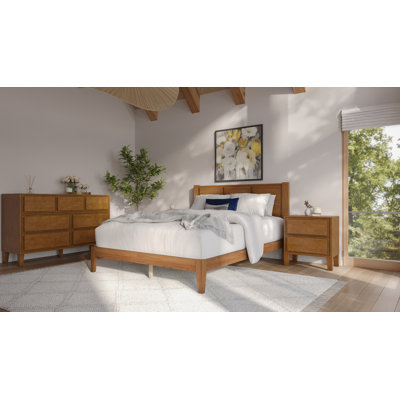 Ariana Solid Wood 3 Piece Bedroom Set