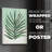 Verging Palm I -Canvas Print Only - NOT FRAMED-1974346060